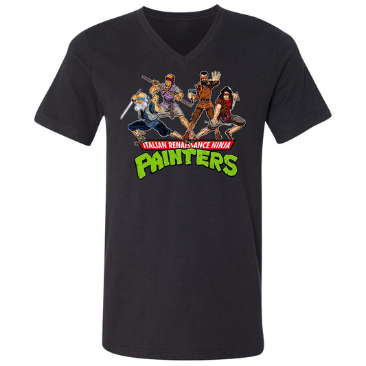 Unisex V-Neck T-Shirt - YTBGRQ4V - Black - 1