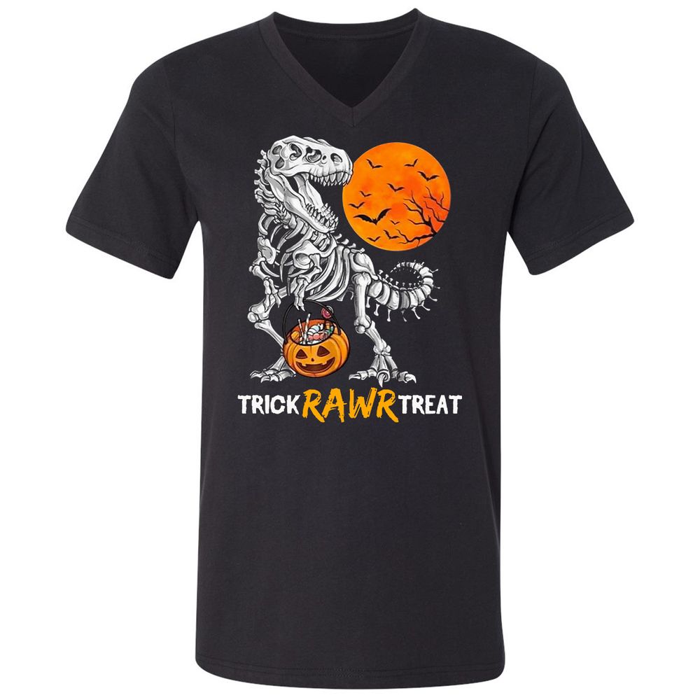 Unisex V-Neck T-Shirt - TMWDPDC1 - Black - 1