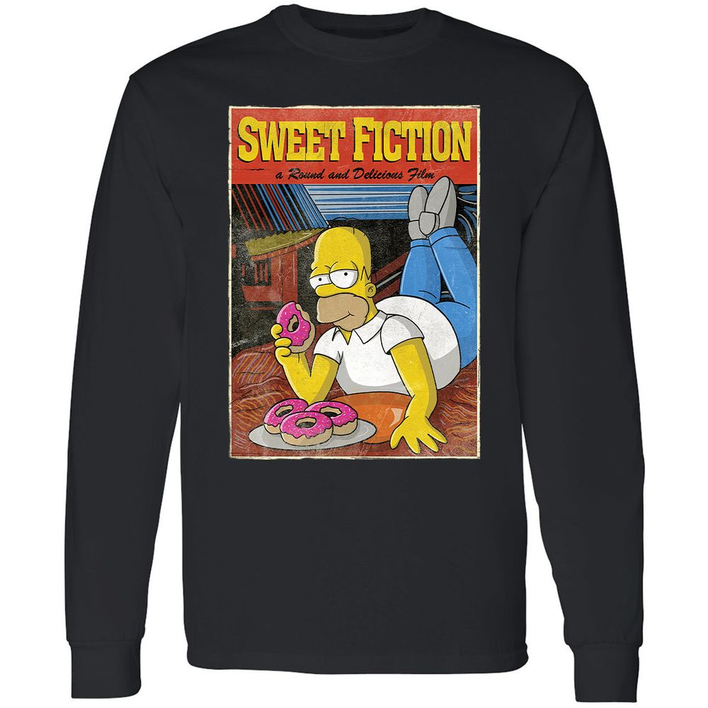 Long Sleeve T-Shirt - WHHYFUBH - Black - 1