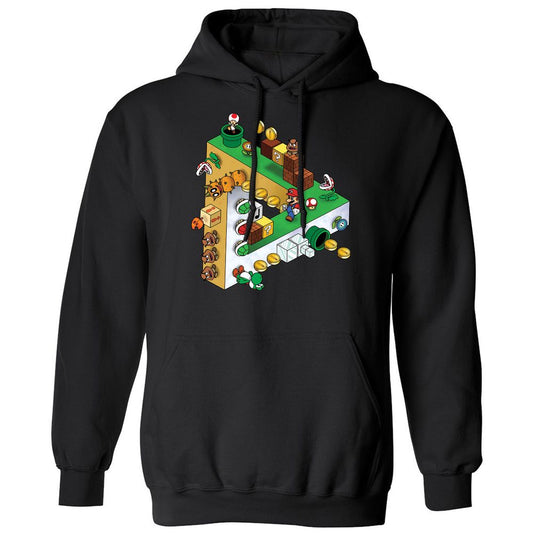 Classic Unisex Hoodie - 4ESES9A8 - Black - 1