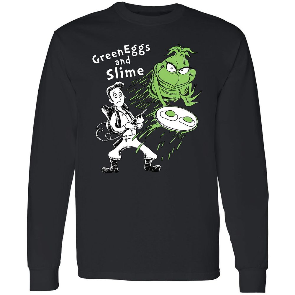 Long Sleeve T-Shirt - Q482HNZJ - Black - 1