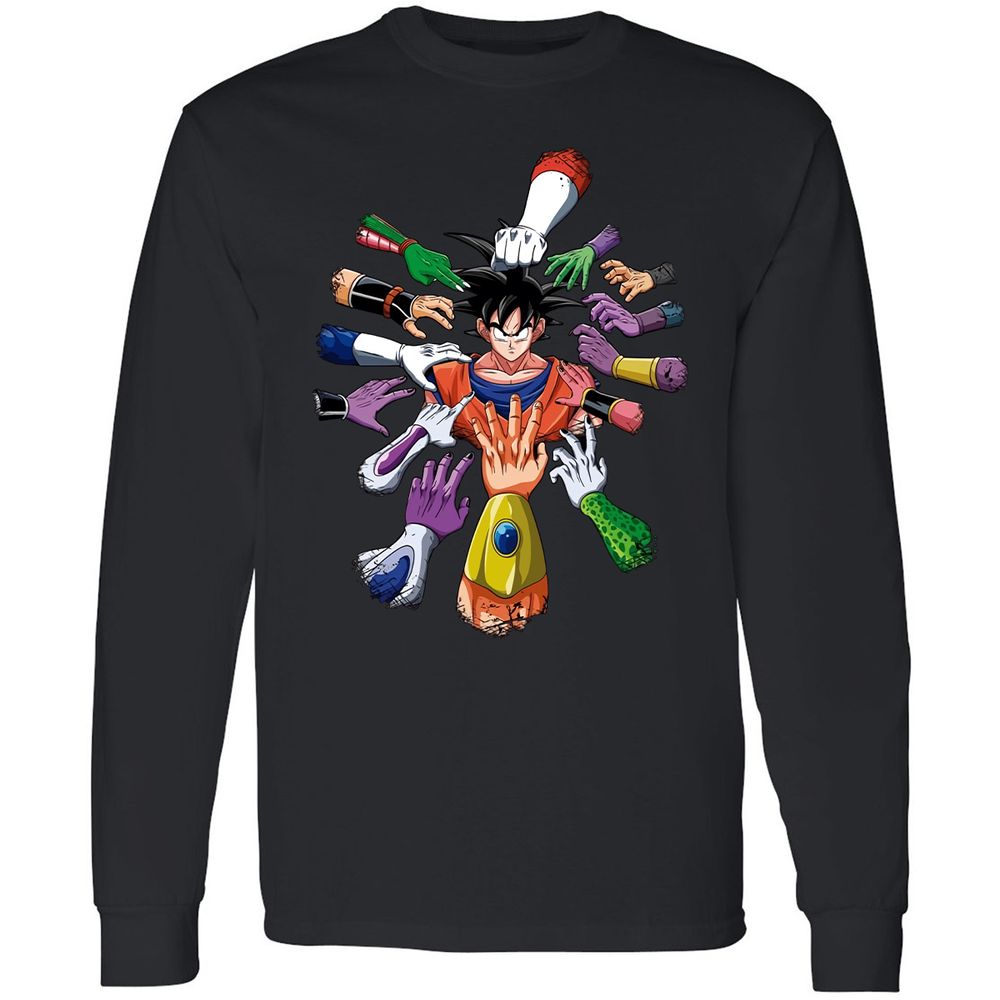 Long Sleeve T-Shirt - HCKKAJFD - Black - 1