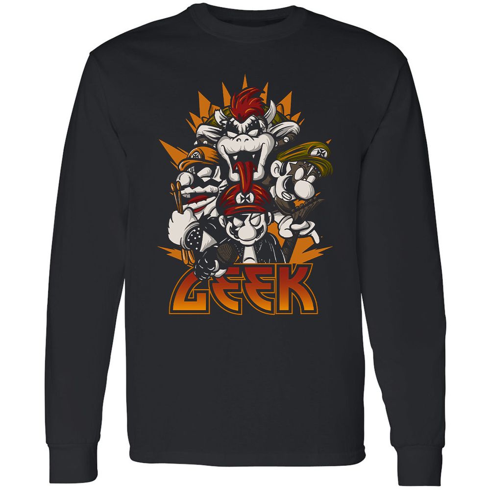 Long Sleeve T-Shirt - URPDFQ9F - Black - 1