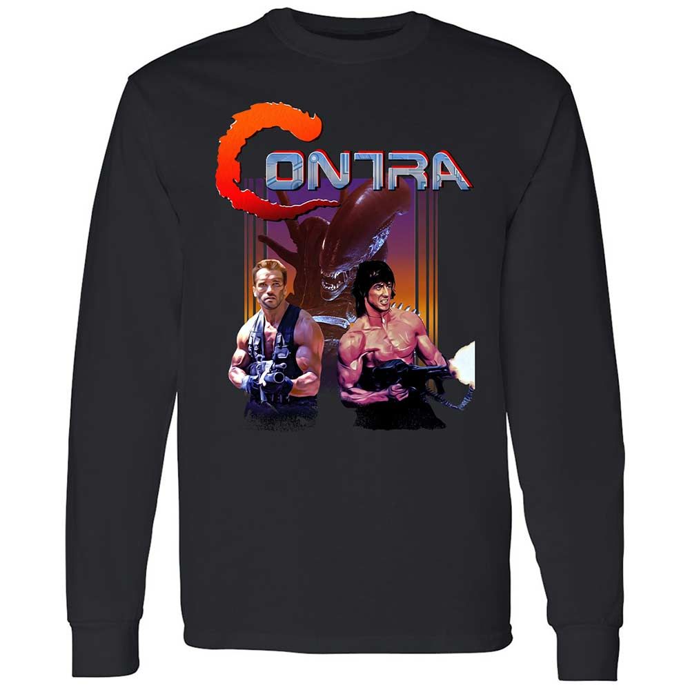 Long Sleeve T-Shirt - F8AHF1XJ - Black - 1