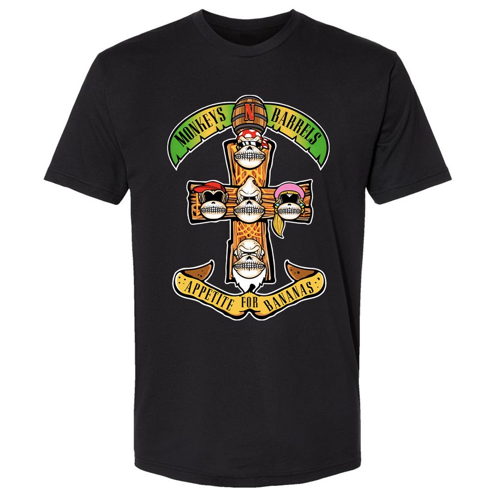 Premium Unisex T-Shirt - DJM6W3BC - Black - 1