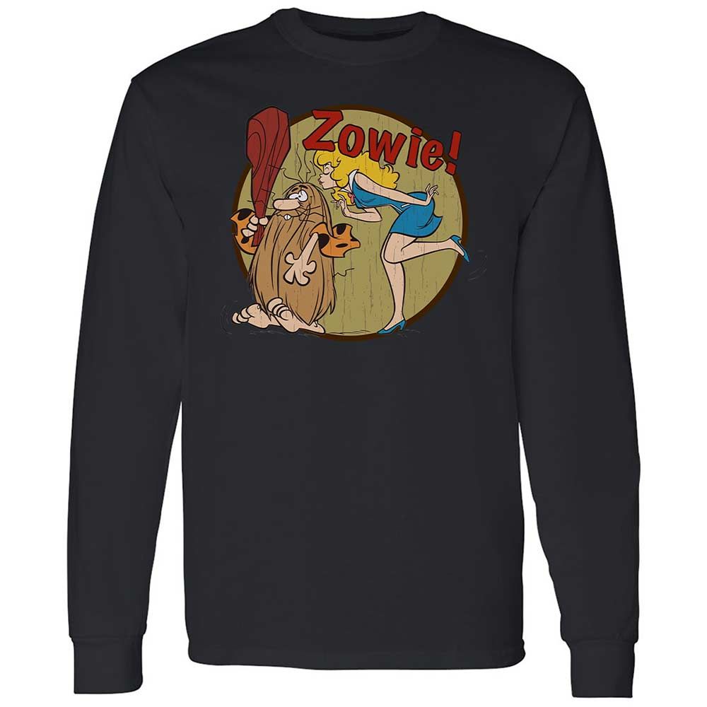 Long Sleeve T-Shirt - HLDUWZ9P - Black - 1