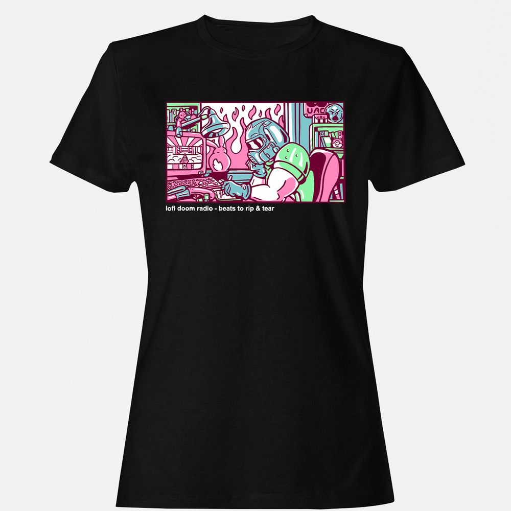 Women's T-Shirt - 3T1QUHZ9 - Black - 1