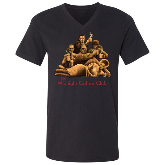 Unisex V-Neck T-Shirt - KFA9JNBS - Black - 1