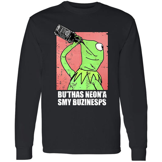 Long Sleeve T-Shirt - KYNBM7JG - Black - 1