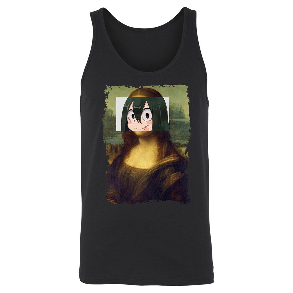 Unisex Jersey Tank - SWWLKHPL - Black - 1
