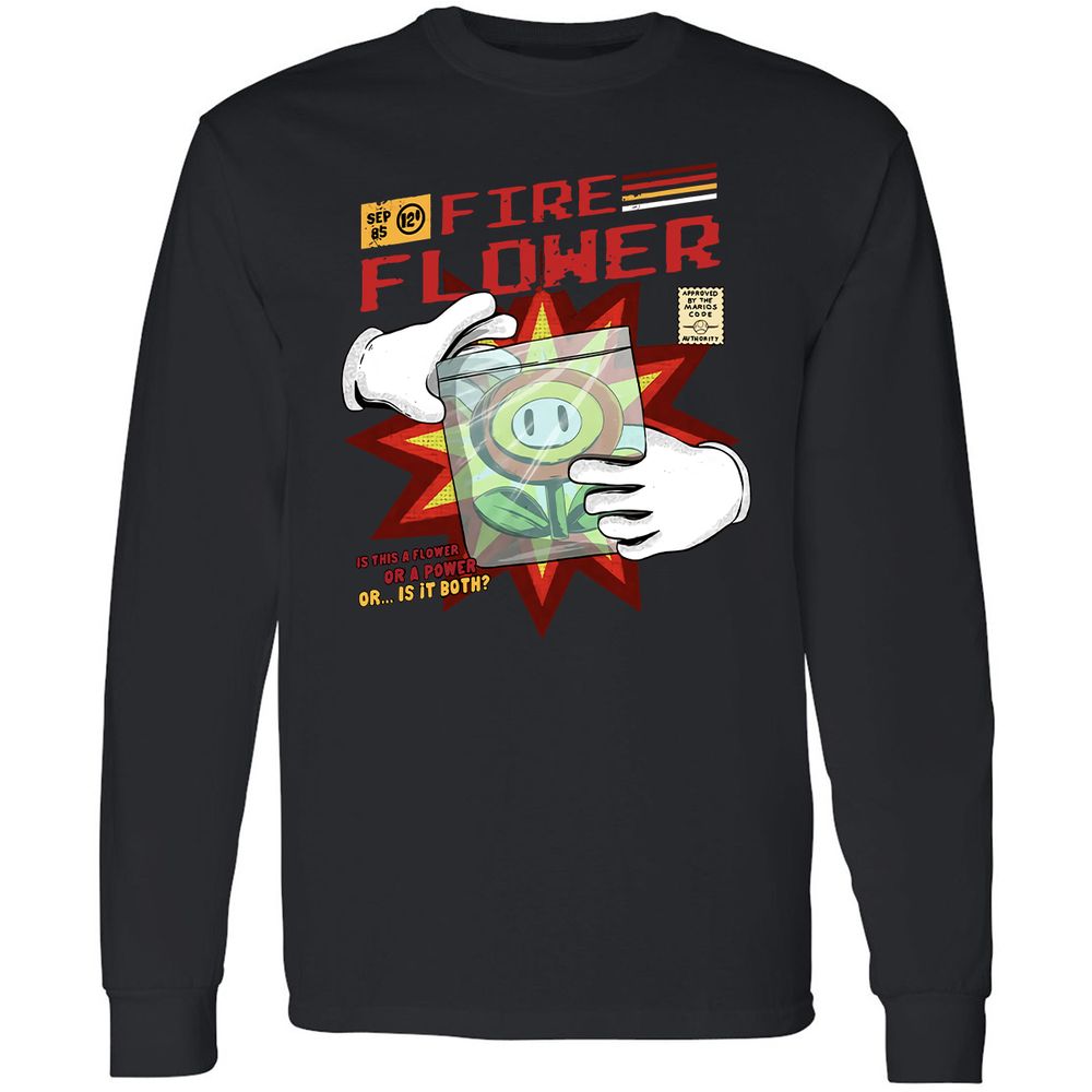 Long Sleeve T-Shirt - ANVK3B6Z - Black - 1