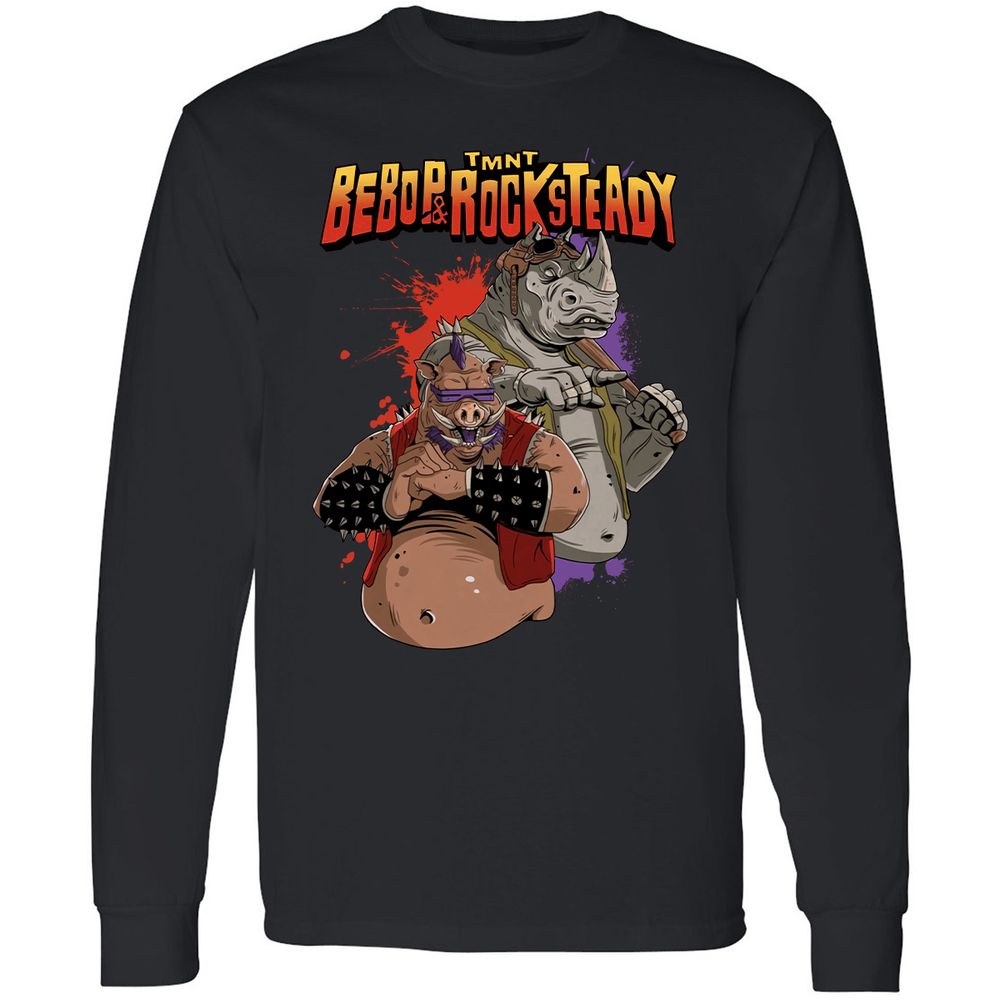 Long Sleeve T-Shirt - VQTGAFCY - Black - 1