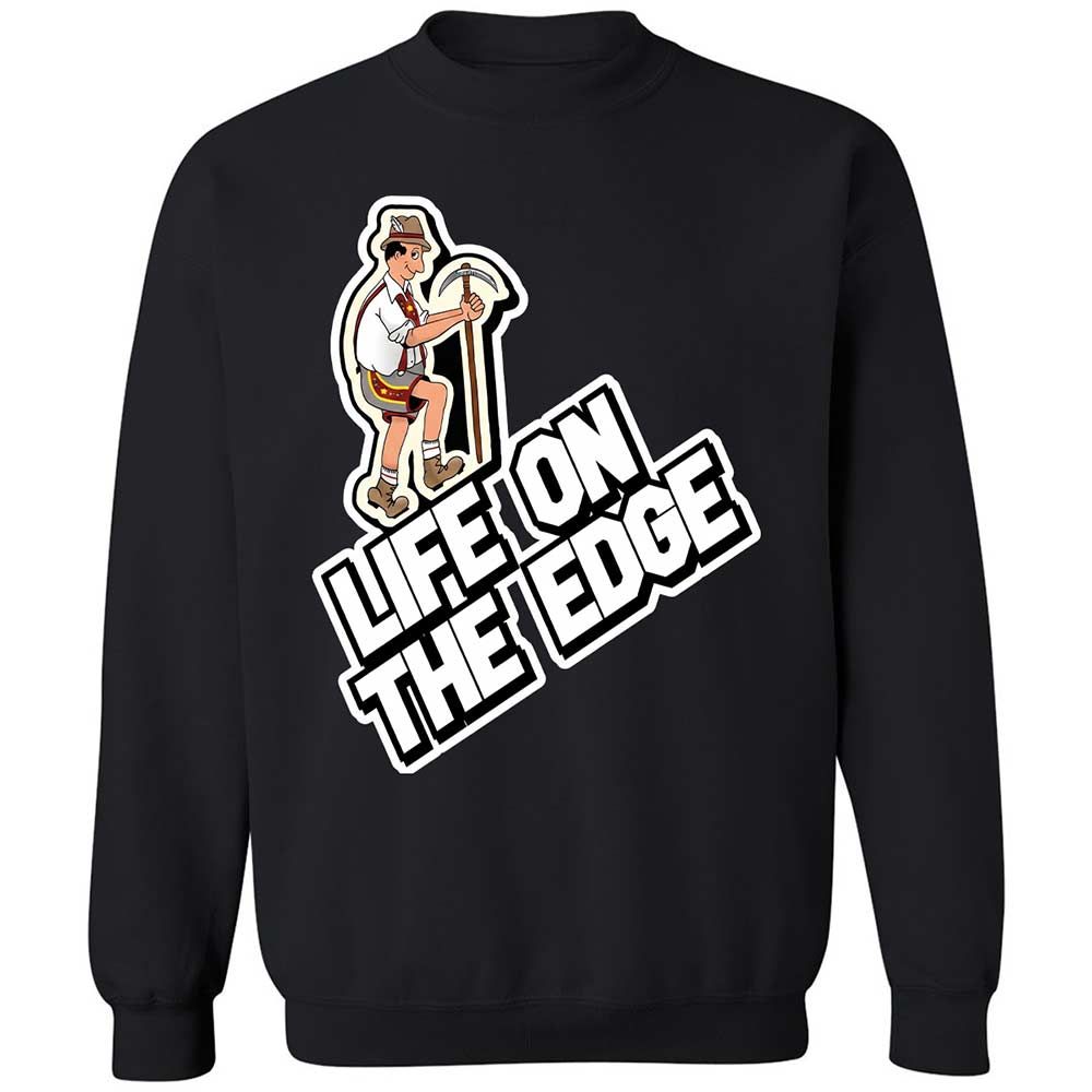 Classic Unisex Sweatshirt - YVJRUQFH - Black - 1