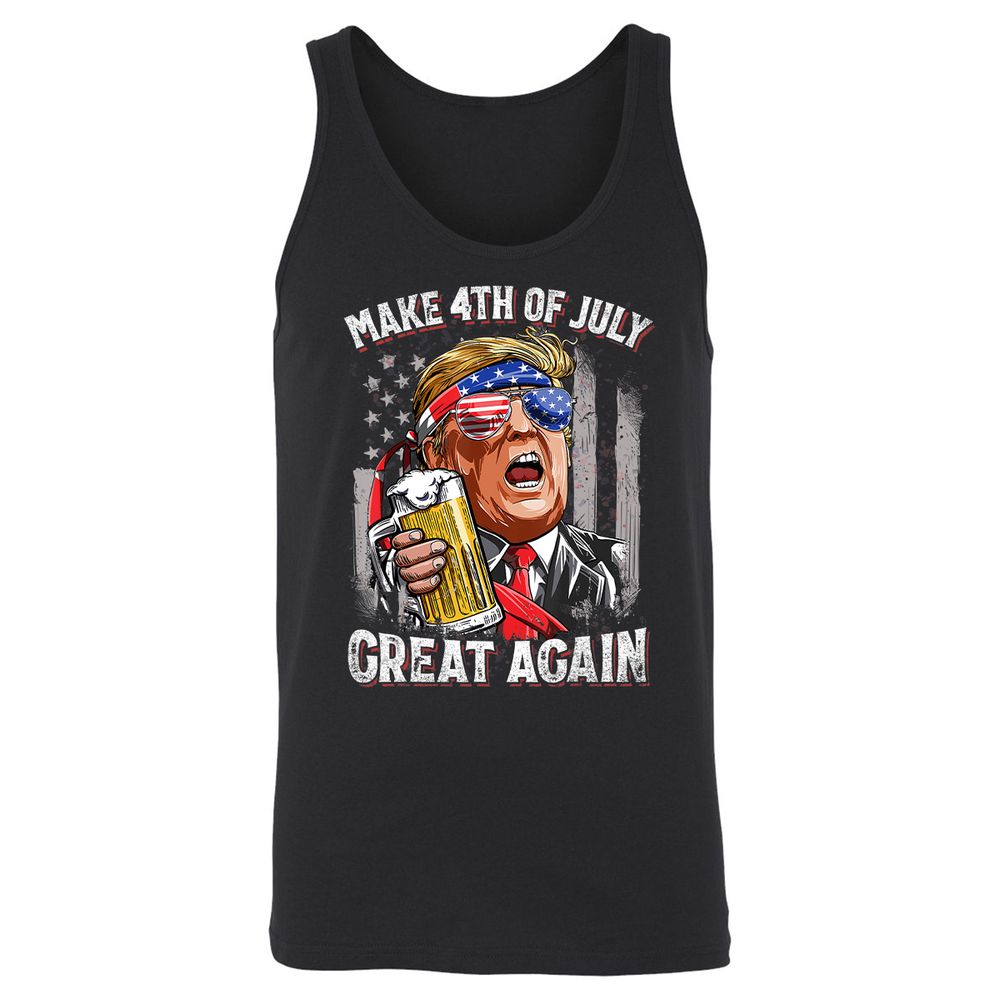 Unisex Jersey Tank - B9C2J87Q - Black - 1