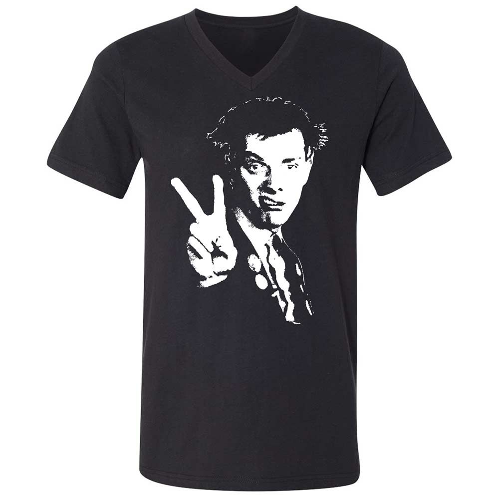 Unisex V-Neck T-Shirt - Black - Black - 1
