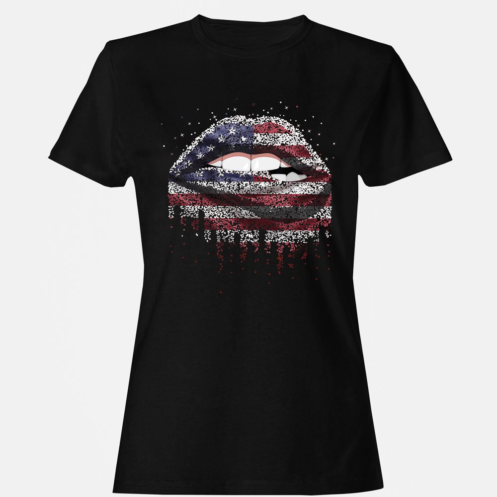 Women's T-Shirt - Y9HYQBZR - Black - 1