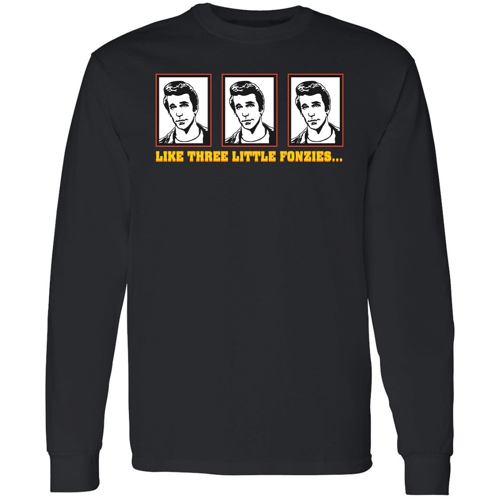 Long Sleeve T-Shirt - GC8MG52Q - Black - 1