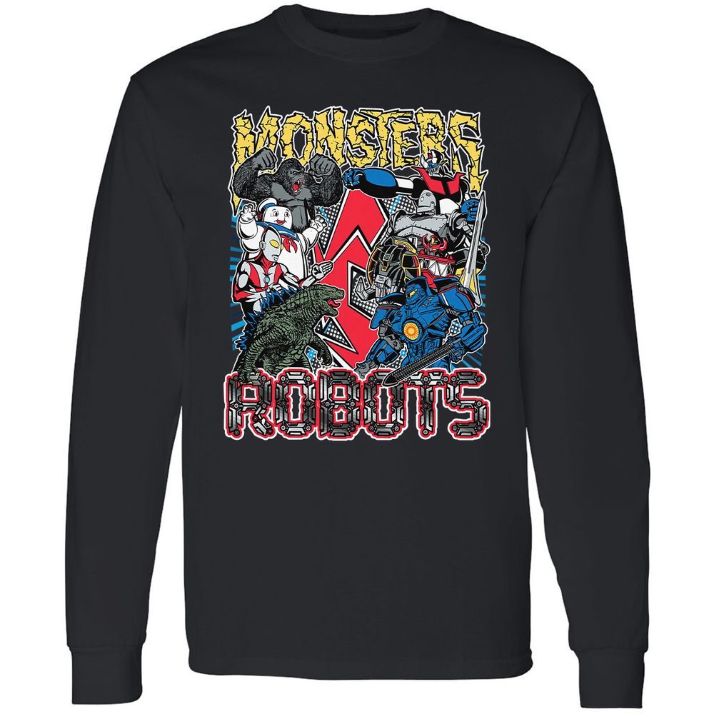 Long Sleeve T-Shirt - W3FAHGM3 - Black - 1