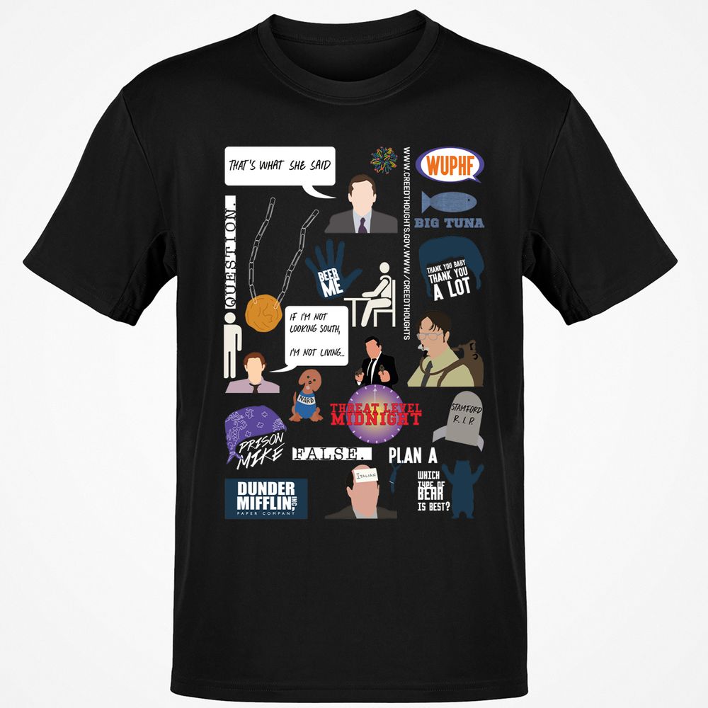 Classic Unisex T-Shirt - 3851B8NW - Black - 1