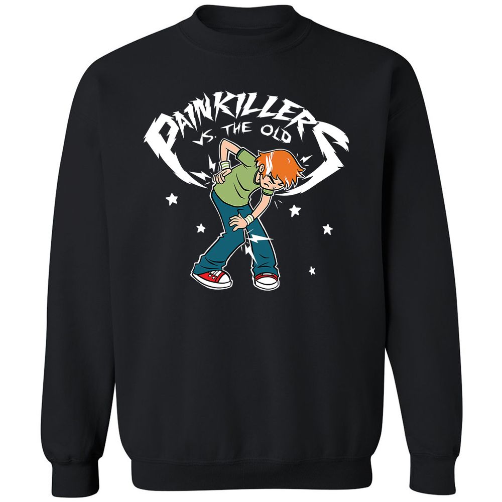 Classic Unisex Sweatshirt - 7C5EGUXB - Black - 1
