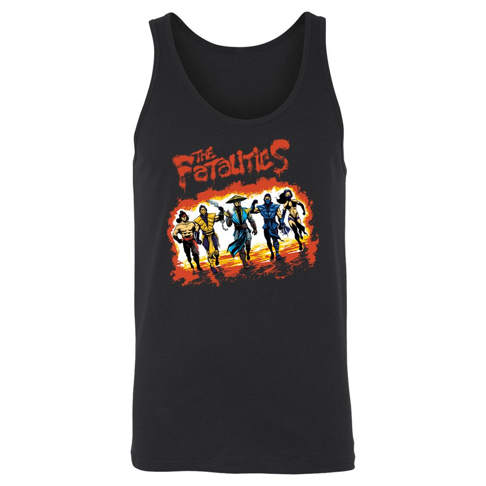 Unisex Jersey Tank - ANTRQSEK - Black - 1