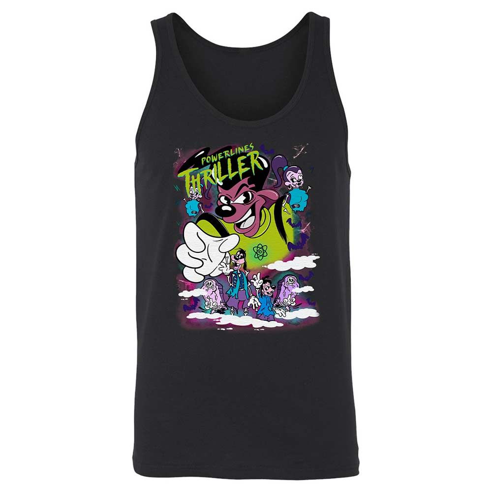 Vintage Pop Cartoon Horror Mashup - Black - 1
