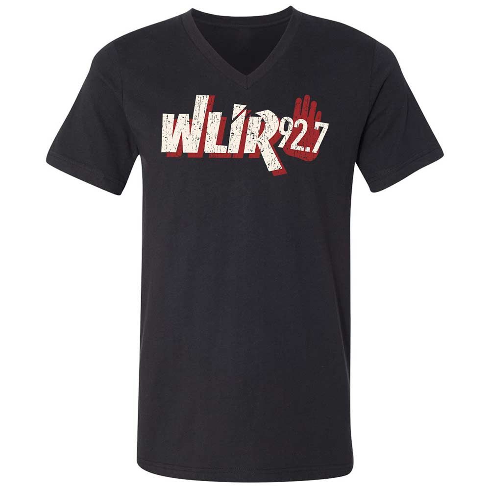 Unisex V-Neck T-Shirt - K6HW8WC5 - Black - 1