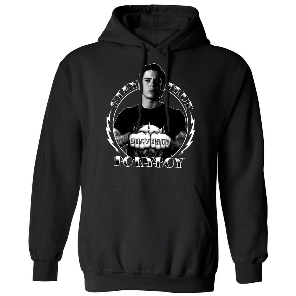 Classic Unisex Hoodie - JWWEUT3V - Black - 1
