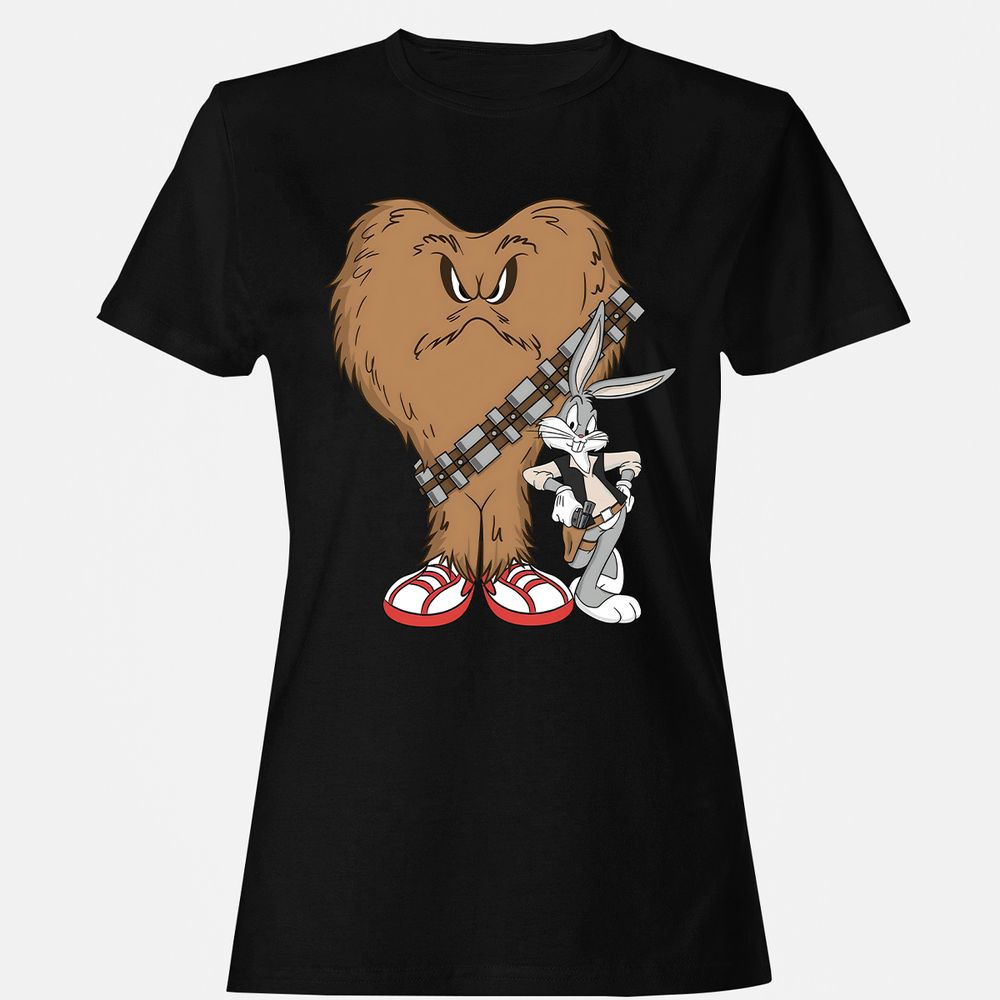 Women's T-Shirt - LQ1N74KQ - Black - 1