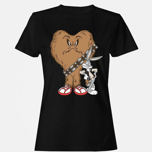 Women's T-Shirt - LQ1N74KQ - Black - 1