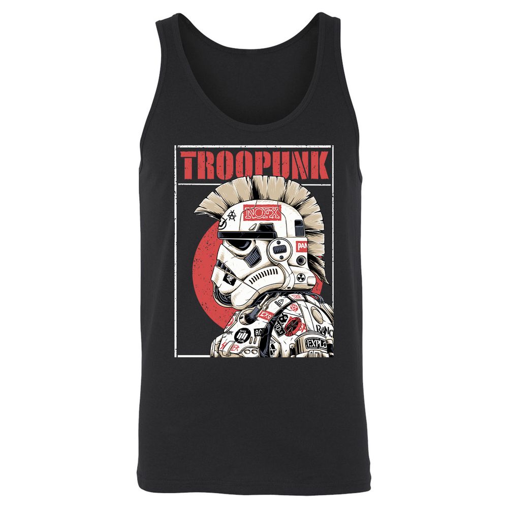 Unisex Jersey Tank - ENU7CS8A - Black - 1