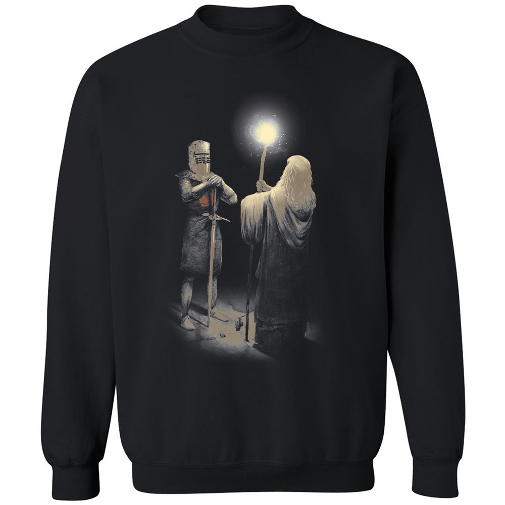 Classic Unisex Sweatshirt - ZEDMWXS9 - Black - 1