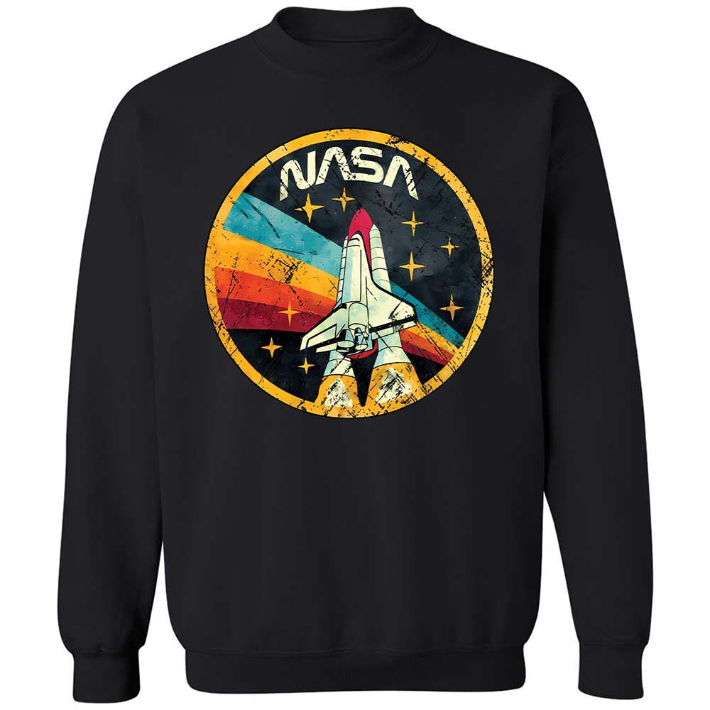 USA Space Agency Vintage Colors - Black - 1