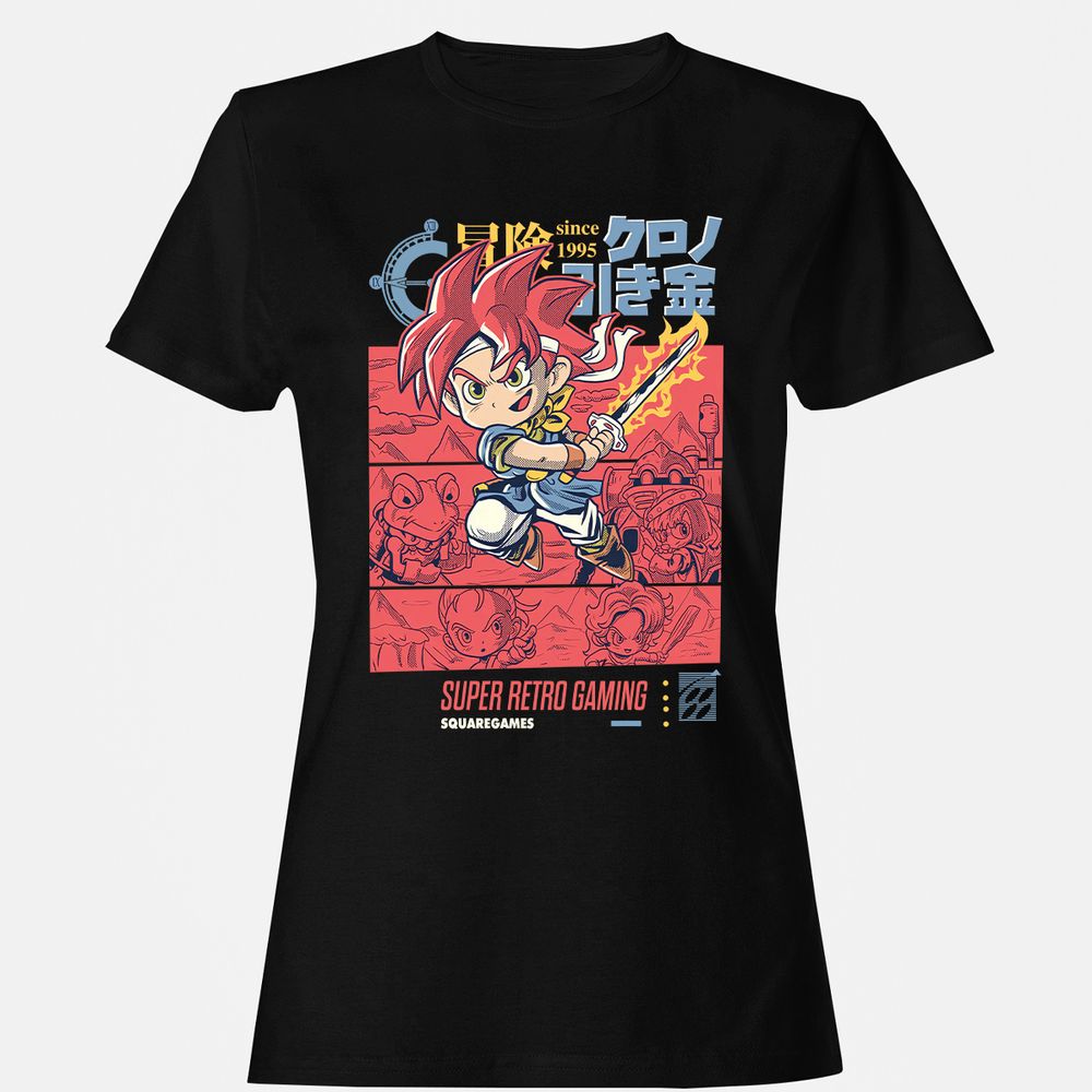 Women's T-Shirt - FZGM1QM3 - Black - 1