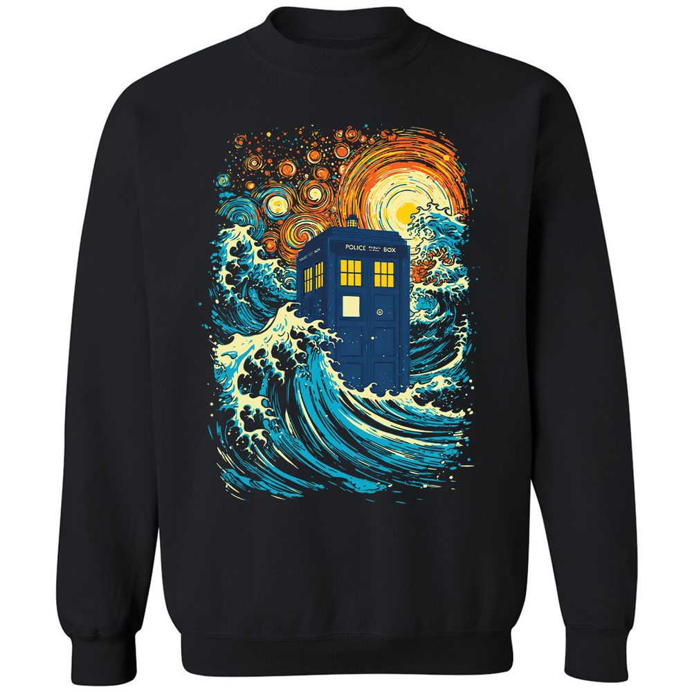 Classic Unisex Sweatshirt - AV1FLB5S - Black - 1