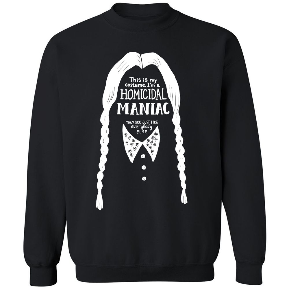 Classic Unisex Sweatshirt - 8P2XRG54 - Black - 1