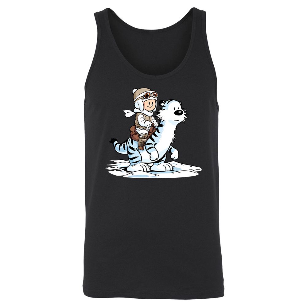 Unisex Jersey Tank - SAPHDTMK - Black - 1