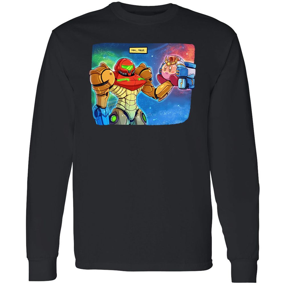 Long Sleeve T-Shirt - DEN214MQ - Black - 1