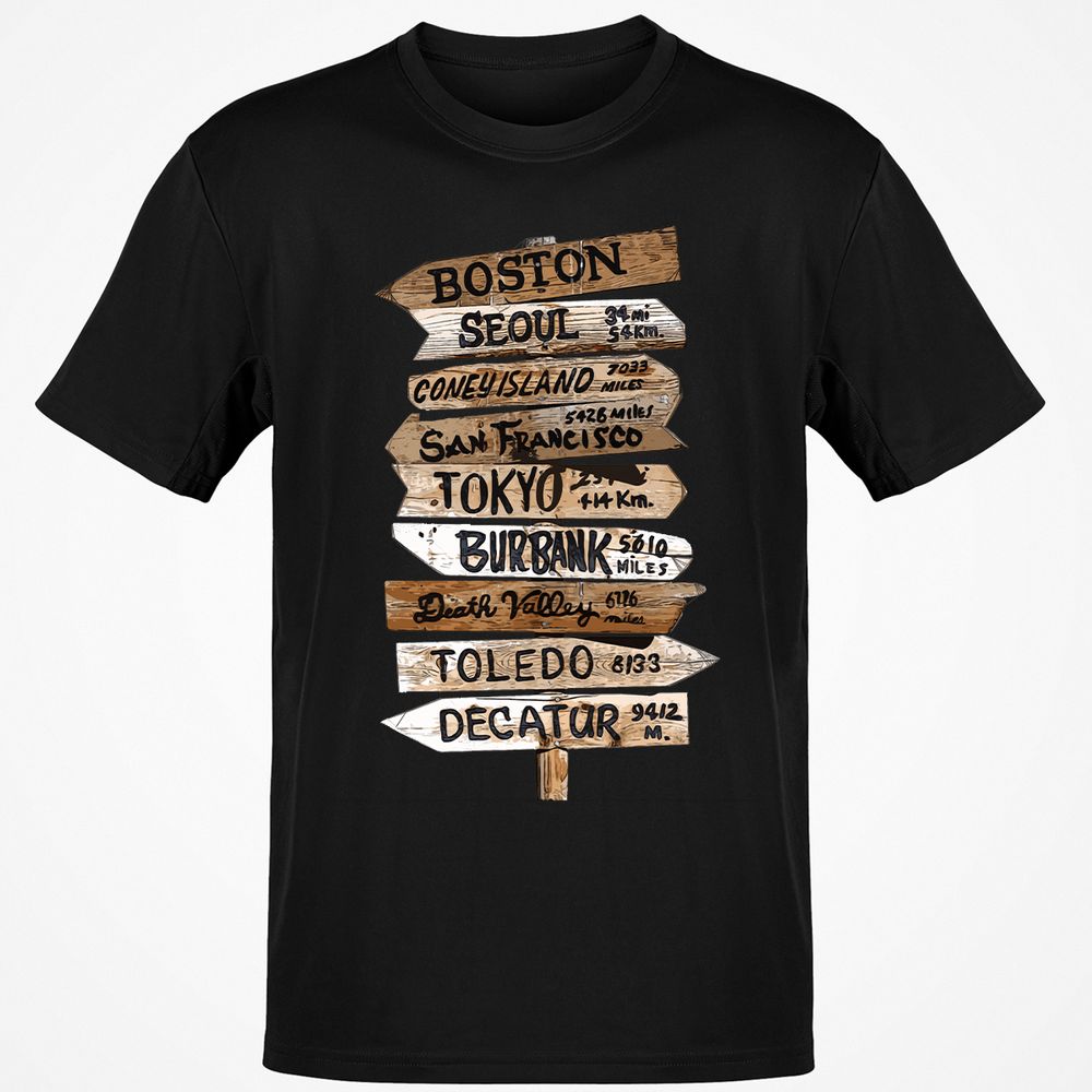 Classic Unisex T-Shirt - VMN9CBMP - Black - 1