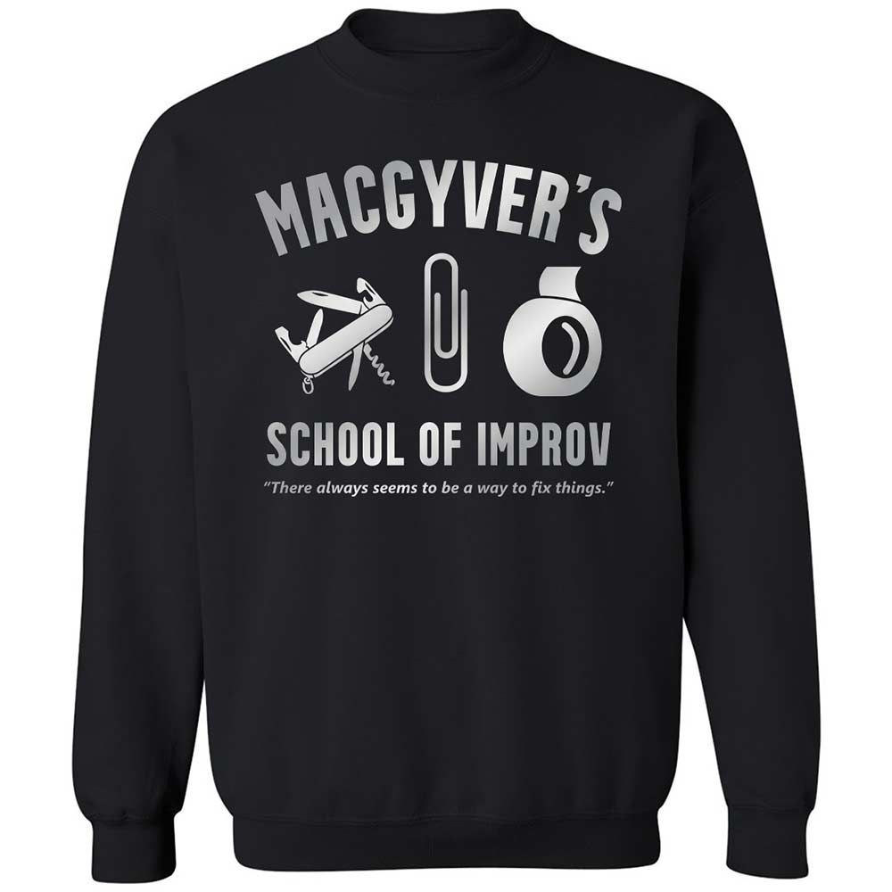Classic Unisex Sweatshirt - 1WMKJDHV - Black - 1