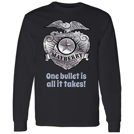 Long Sleeve T-Shirt - 7FZDRQZR - Black - 1