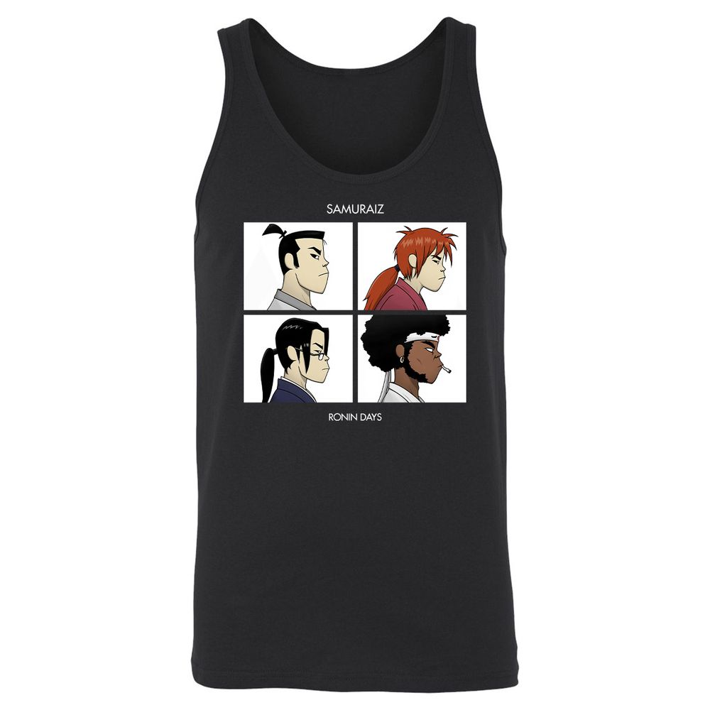 Unisex Jersey Tank - SRYPUTBL - Black - 1
