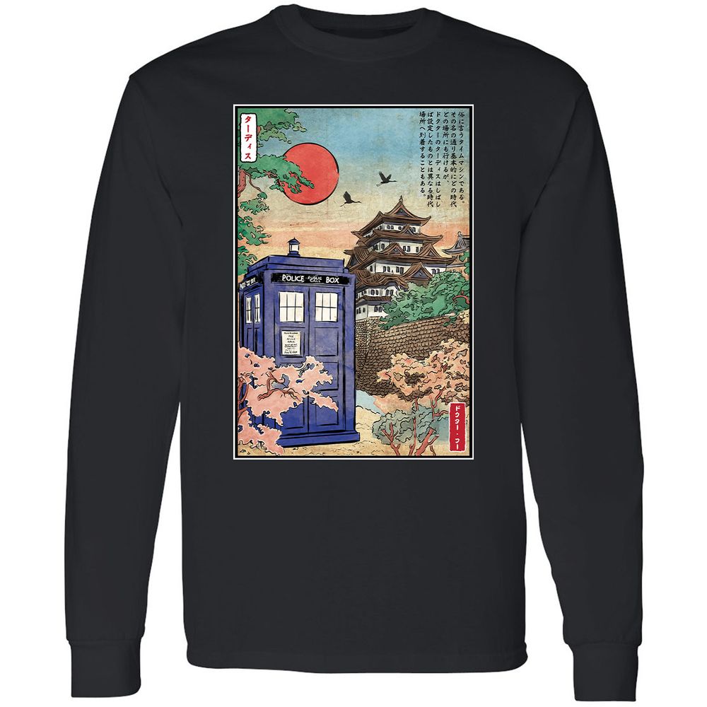 Long Sleeve T-Shirt - 825XUB3S - Black - 1