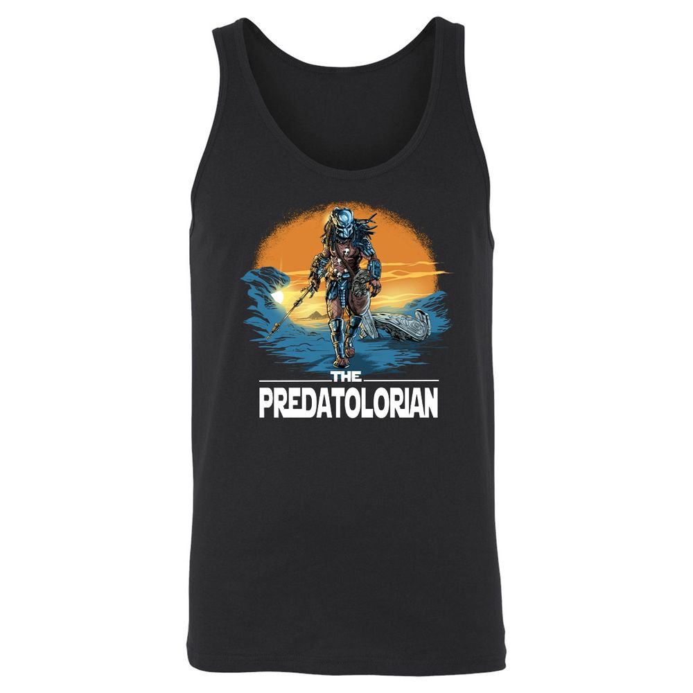 Unisex Jersey Tank - NECKEBBW - Black - 1