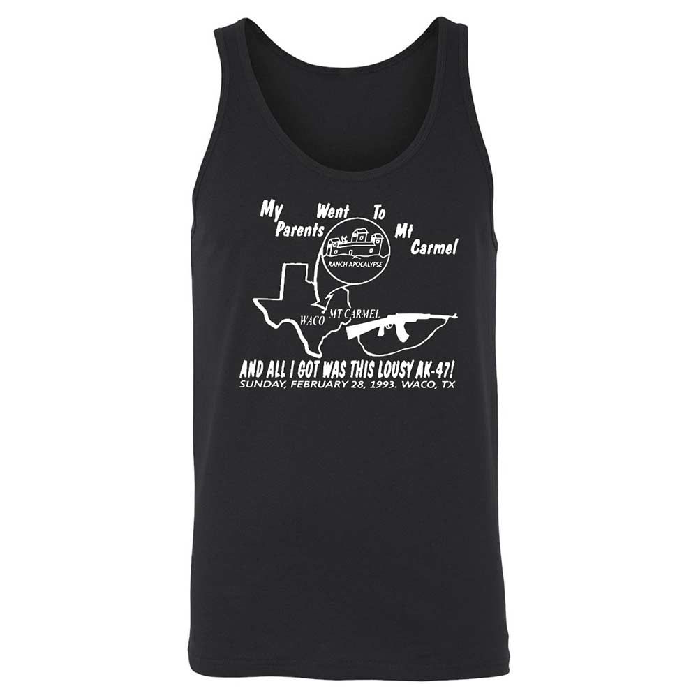 Unisex Jersey Tank - LVWG51HM - Black - 1