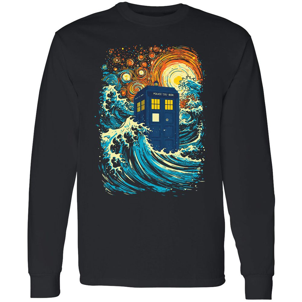 Long Sleeve T-Shirt - 3CTRKWKG - Black - 1