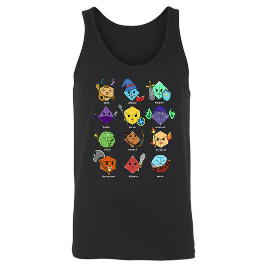 Unisex Jersey Tank - S38J2G6E - Black - 1