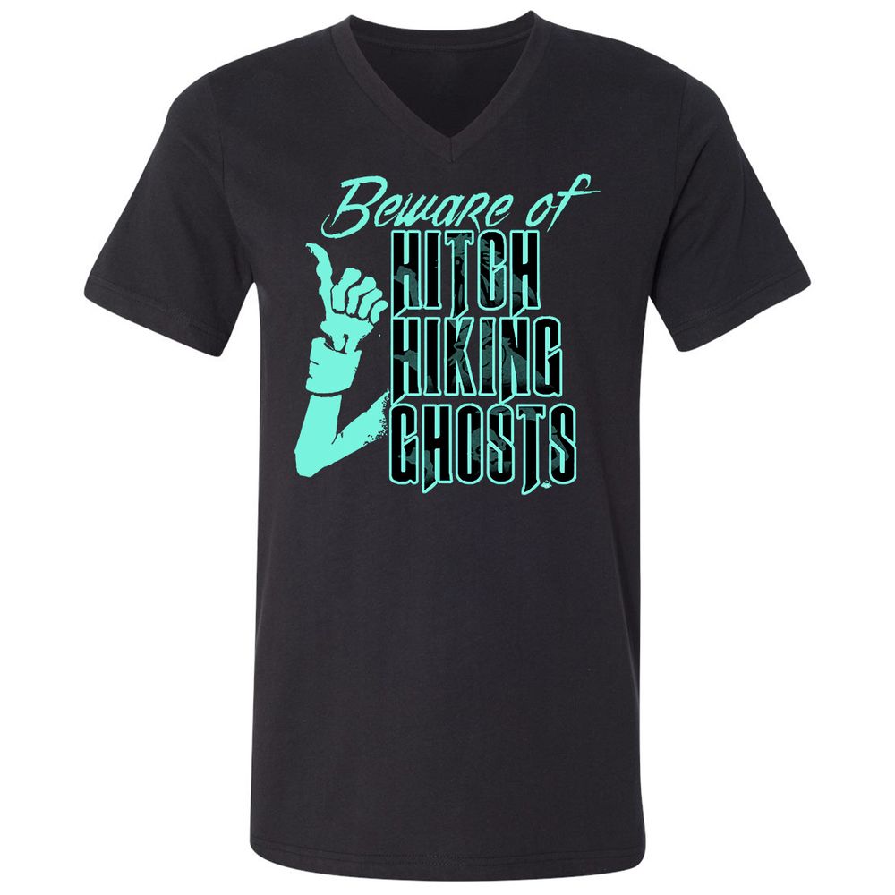 Unisex V-Neck T-Shirt - PAMSS76U - Black - 1