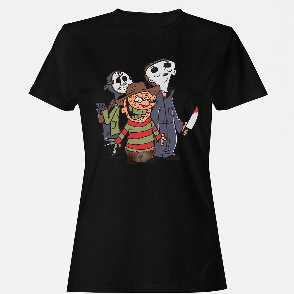 Women's T-Shirt - SL797E1Q - Black - 1