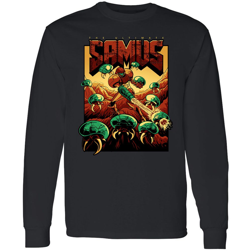 Long Sleeve T-Shirt - 9UVMT8LF - Black - 1